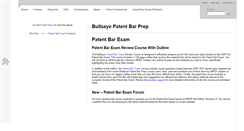 Desktop Screenshot of patentbarexamprep.com